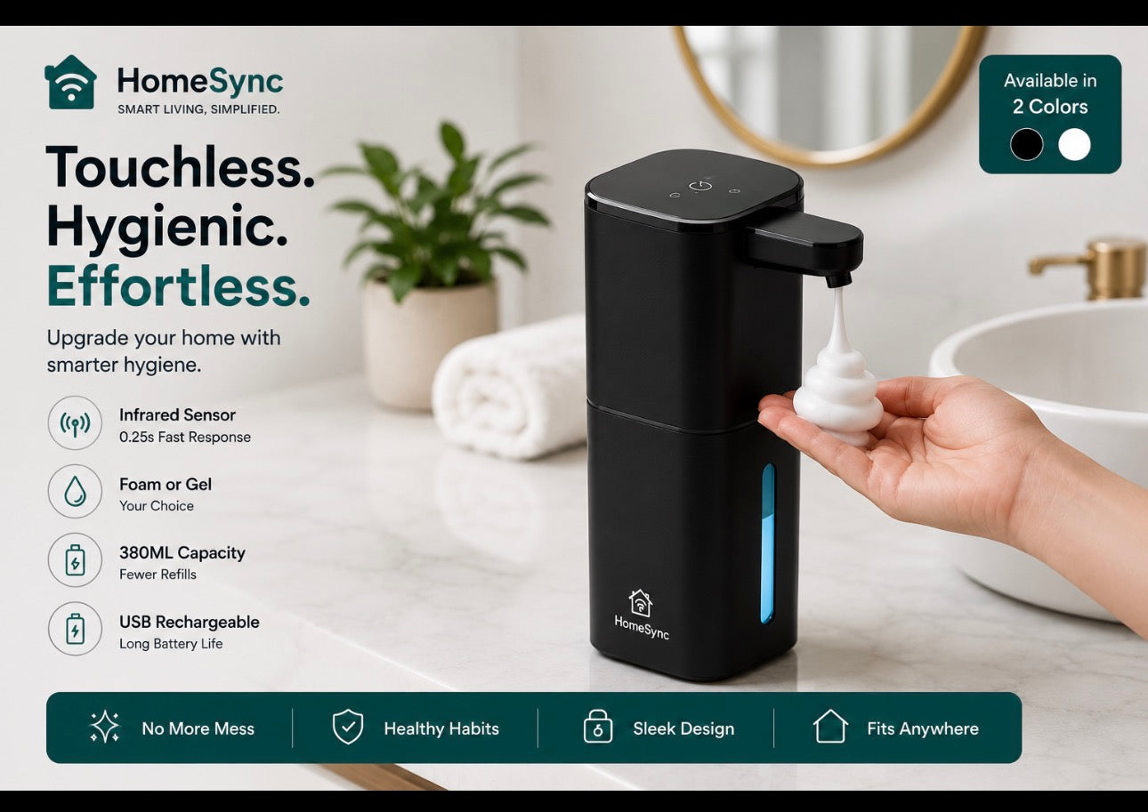 HomeSync™ PureFoam Pro Automatic Soap Dispenser