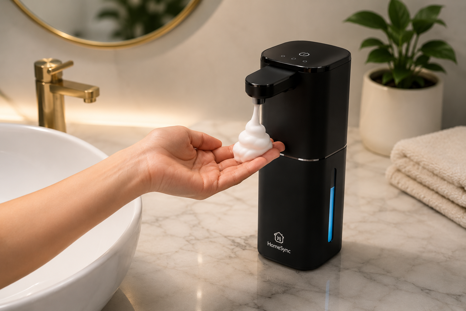 HomeSync™ PureFoam Pro Automatic Soap Dispenser