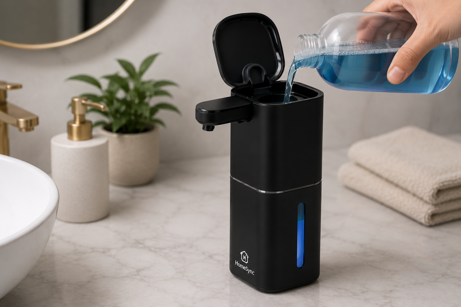 HomeSync™ PureFoam Pro Automatic Soap Dispenser