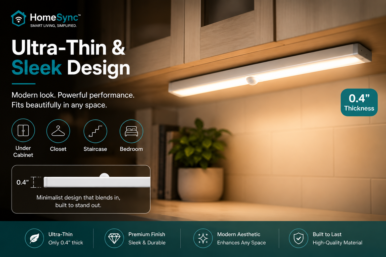 HomeSync™ GlowSense Motion Sensor Light