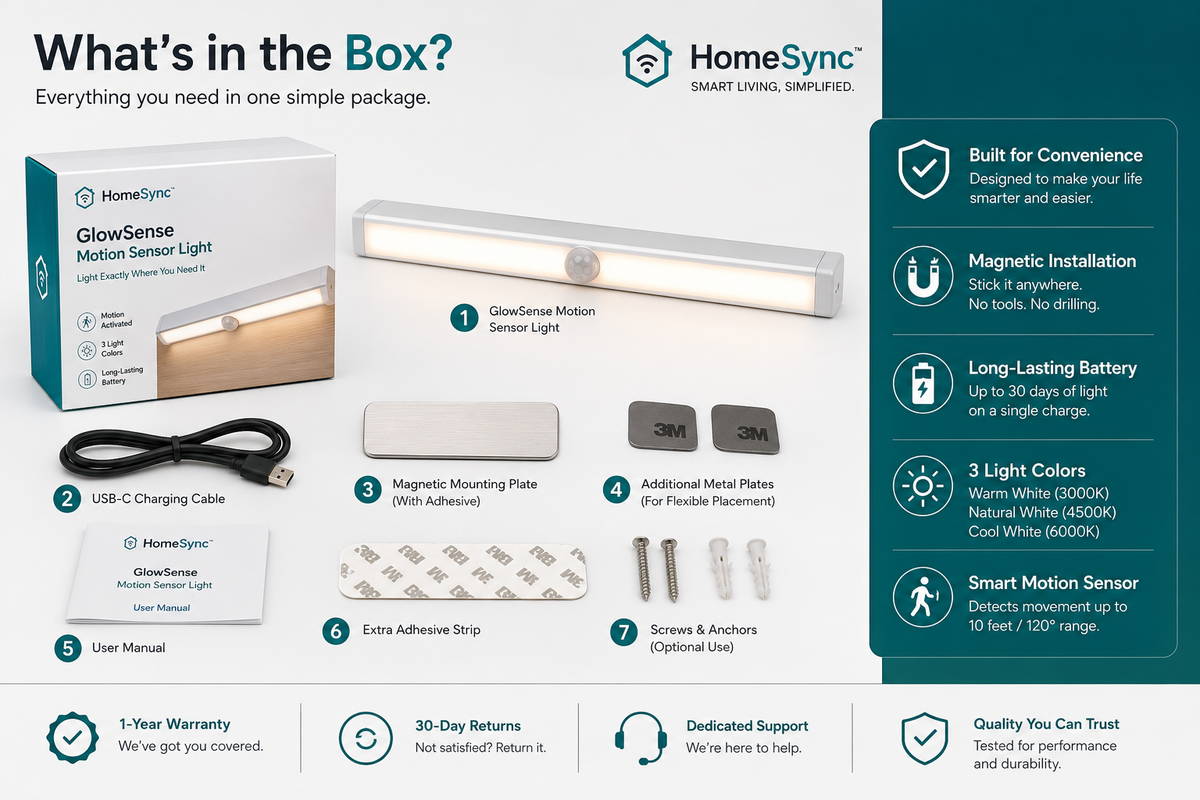 HomeSync™ GlowSense Motion Sensor Light