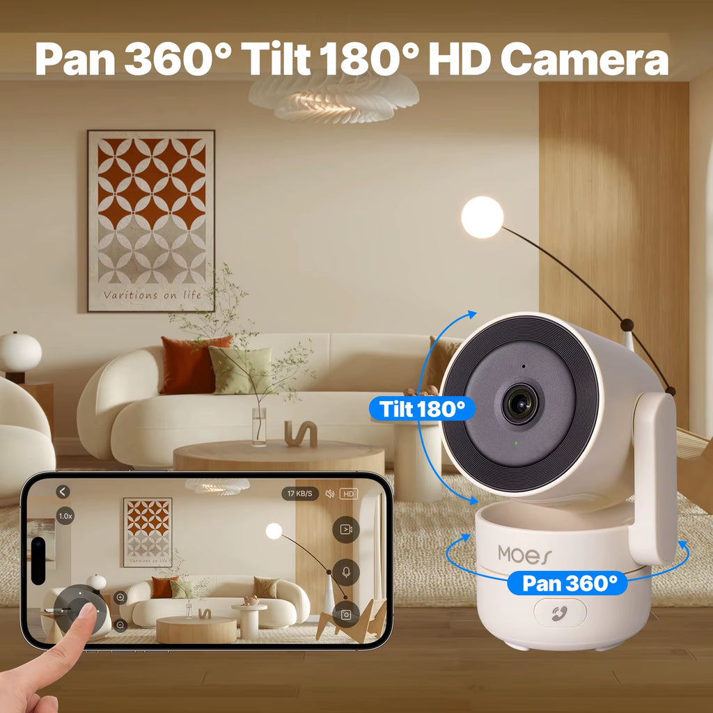 tuya Wifi Indoor Pan/Tilt Smart Security Camera 4MP HD Infrared Night Vision Motion Sound Detection Monitor Panoramic Patrol