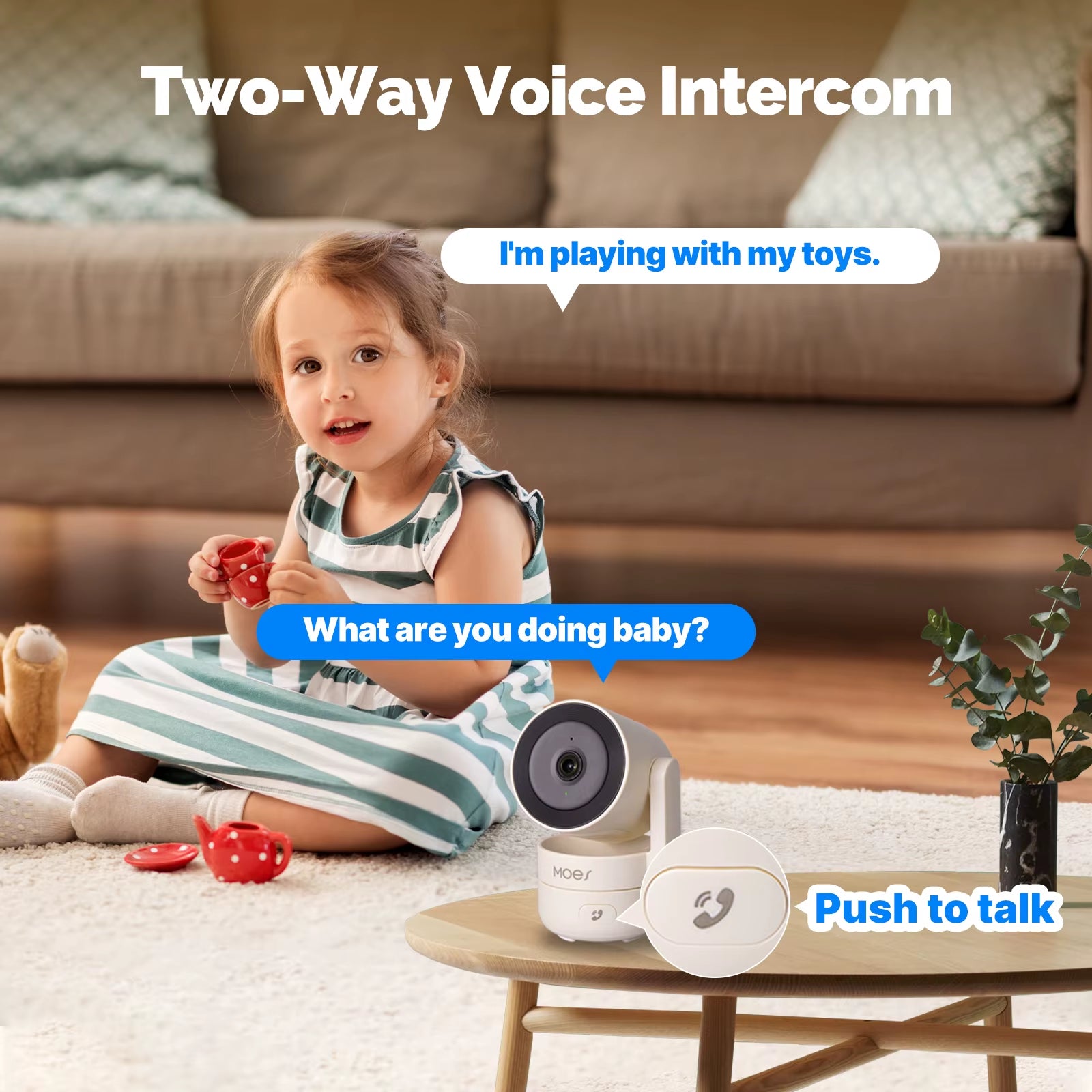 tuya Wifi Indoor Pan/Tilt Smart Security Camera 4MP HD Infrared Night Vision Motion Sound Detection Monitor Panoramic Patrol